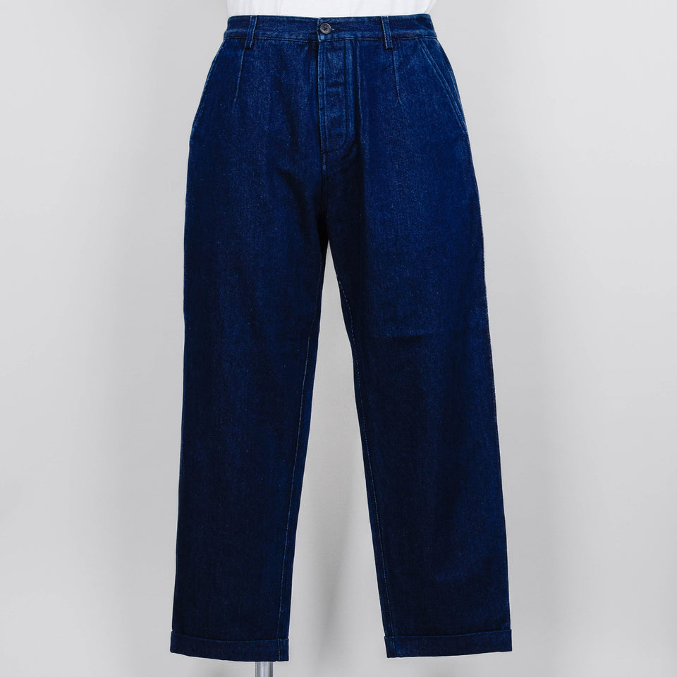Universal Works Super Chino Work Denim - Indigo