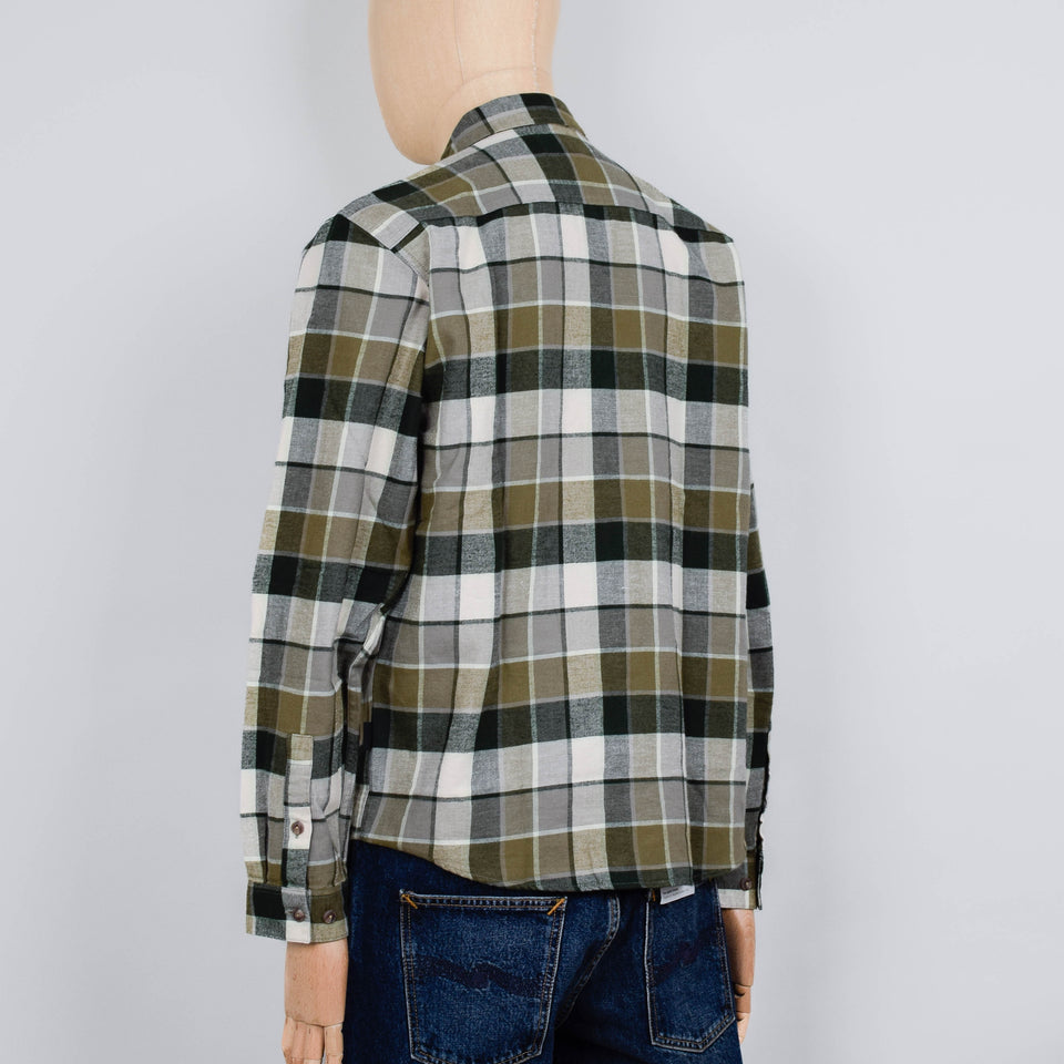 Patagonia M's L/S LW Fjord Flannel Shirt - Rocky: Old Growth Green
