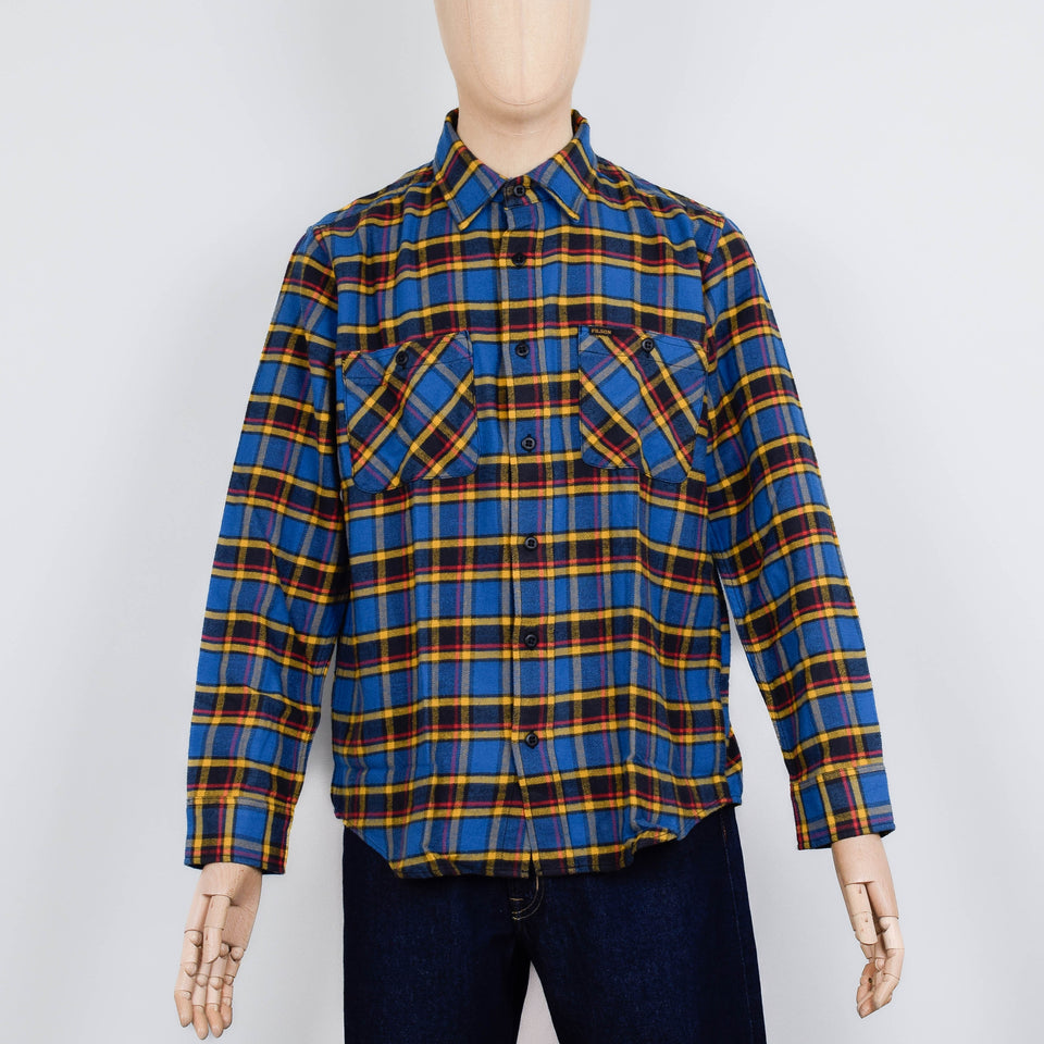 Filson The Rangeland Flannel Shirt - Blue / Yellow