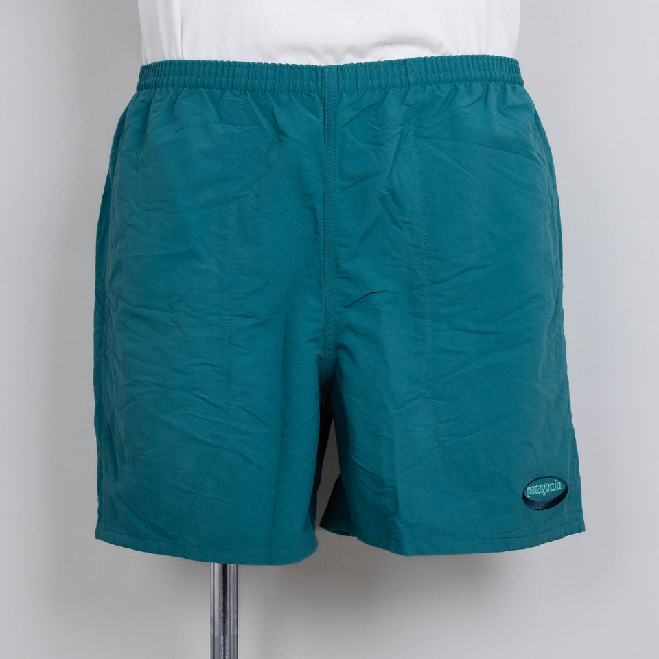 Patagonia M's Baggies Shorts - 5in - '95 Oval Logo: Gem Green