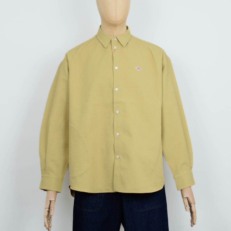 Danton Regular Collar Shirt L/S - Mustard