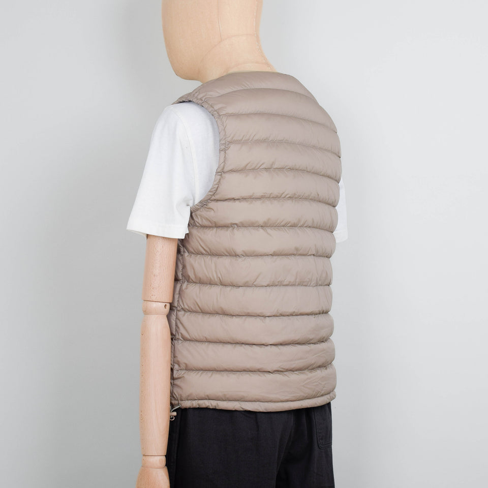 Danton Inner Down Crewneck Vest - Sand Beige