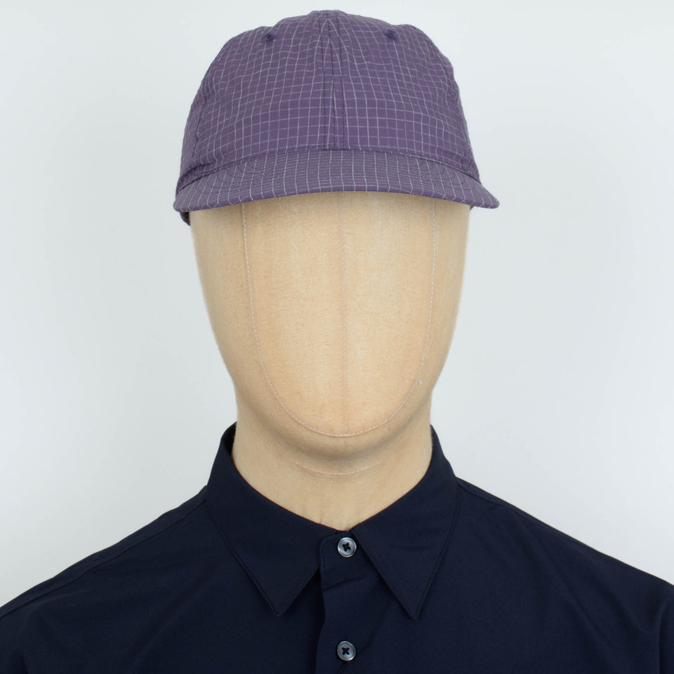 Snow Peak Kasuri Ripstop Cap - Dark Purple