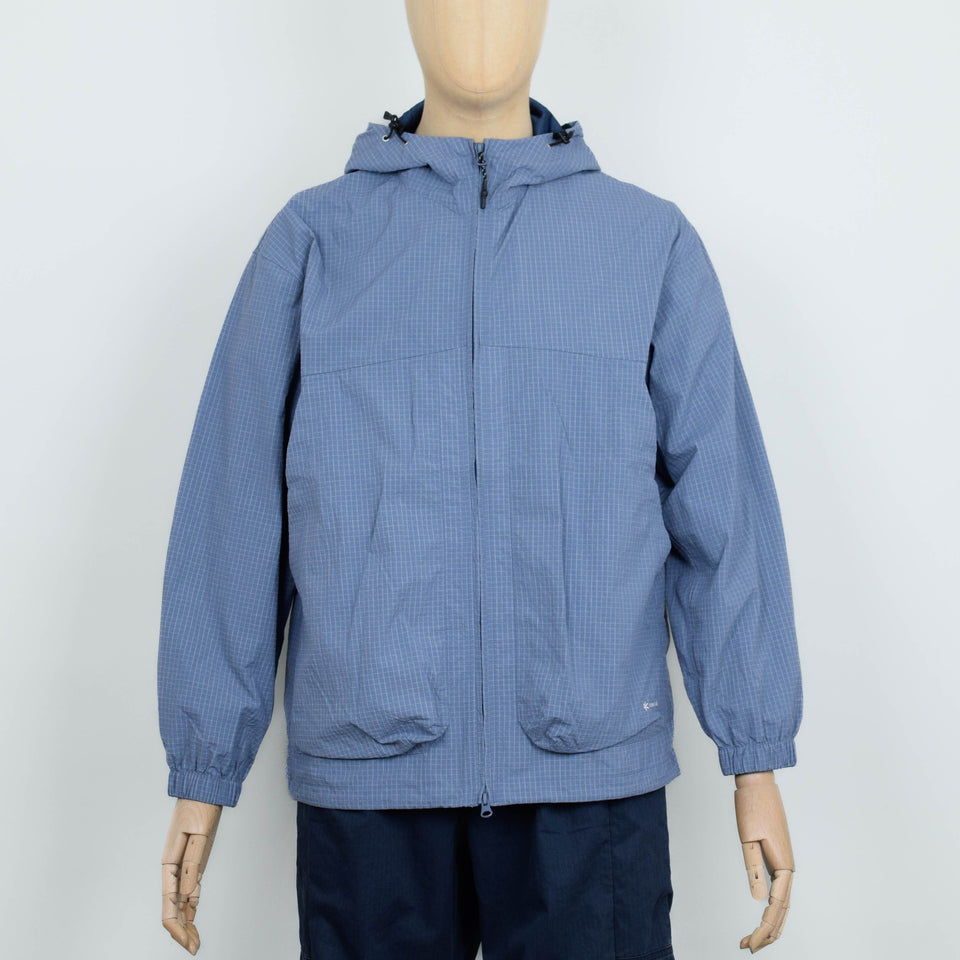 Snow Peak Kasuri Ripstop Jacket - Light Blue