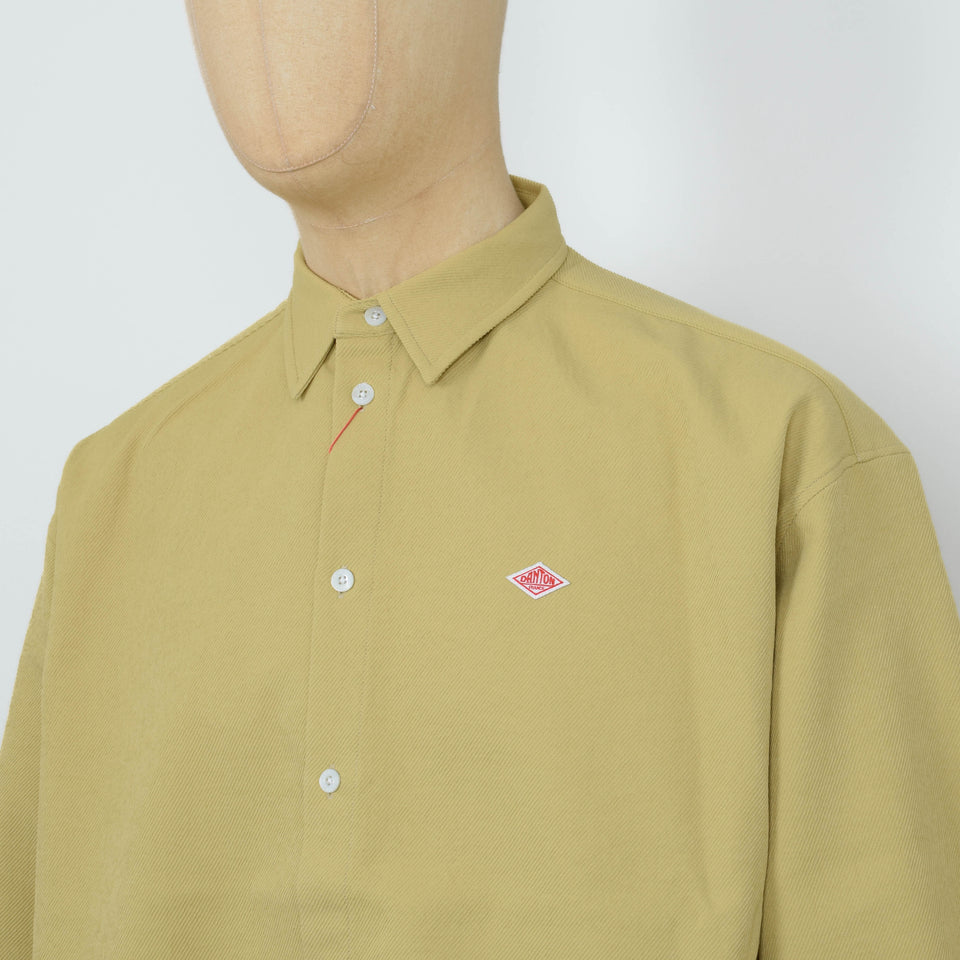 Danton Regular Collar Shirt L/S - Mustard