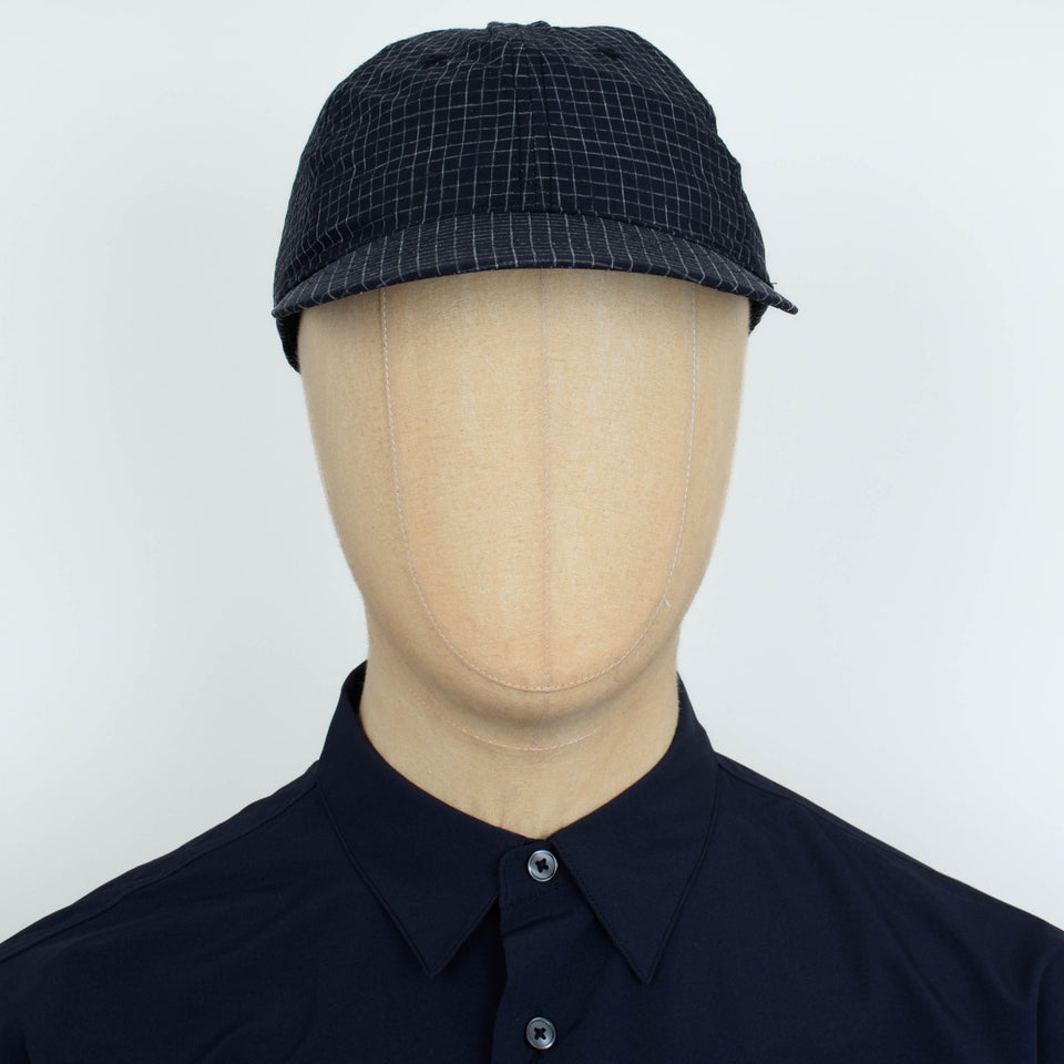 Snow Peak Kasuri Ripstop Cap - Black
