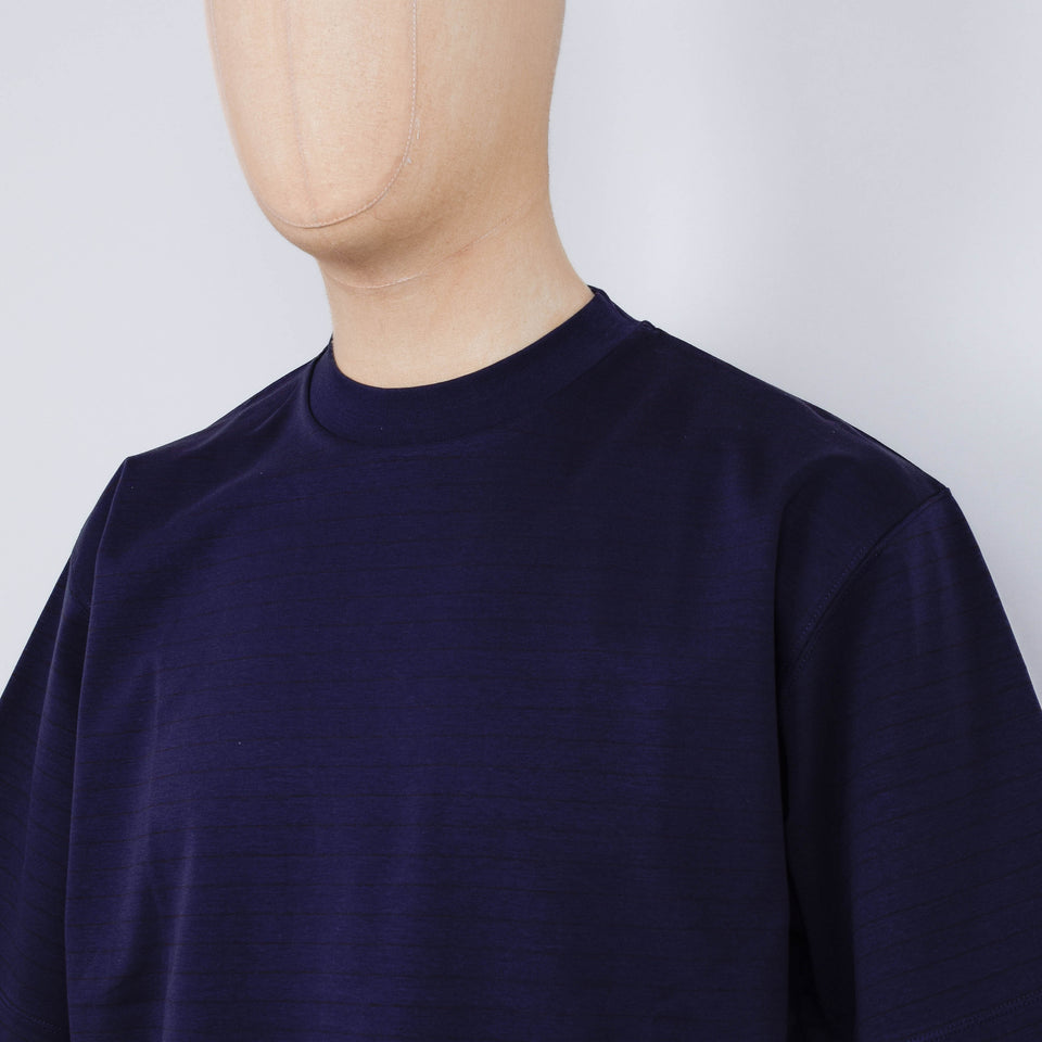 Snow Peak OC Mercerized Border T-Shirt - Blue