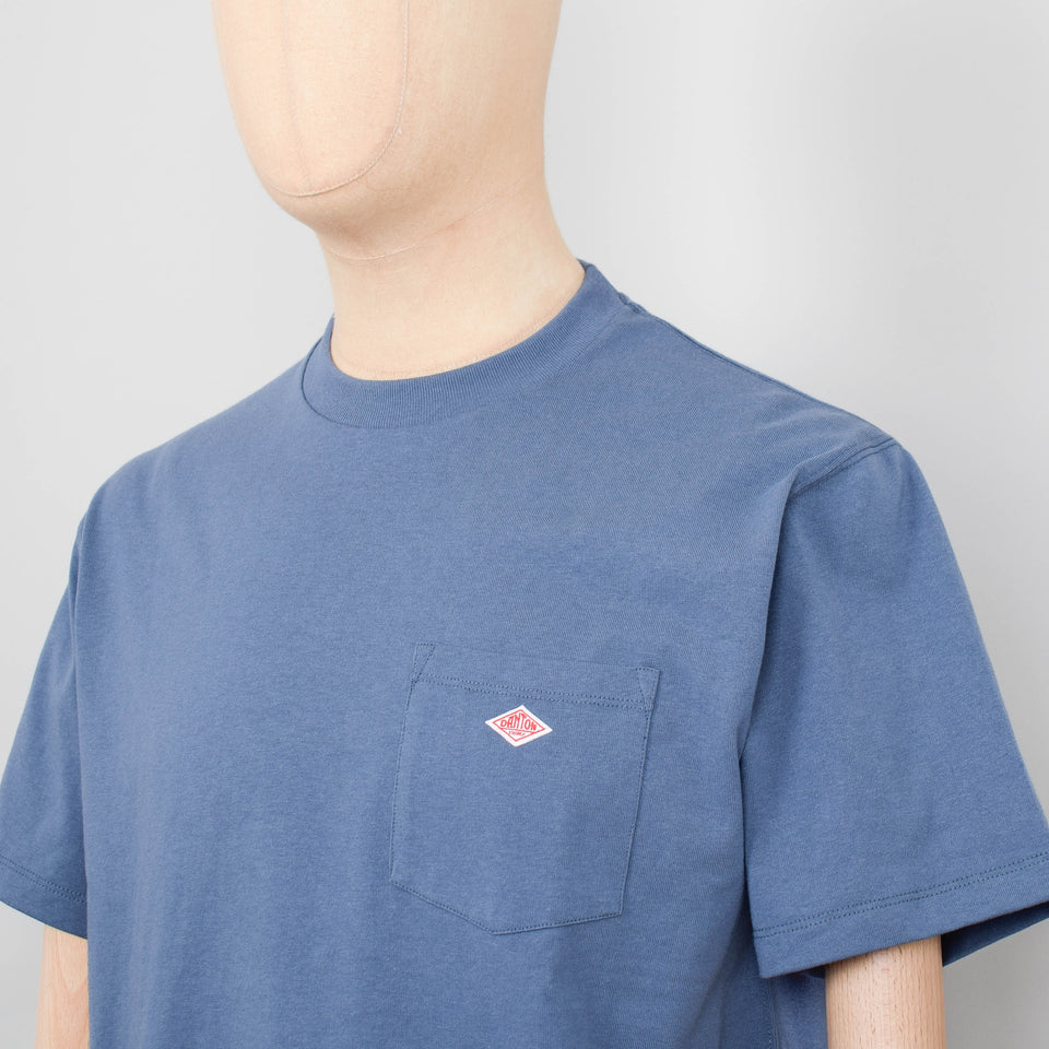Danton Pocket T-Shirt - Deep Sax