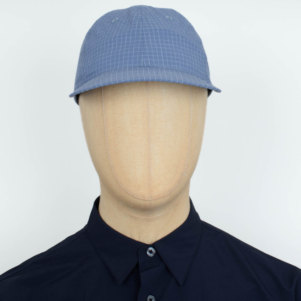 Snow Peak Kasuri Ripstop Cap - Light Blue