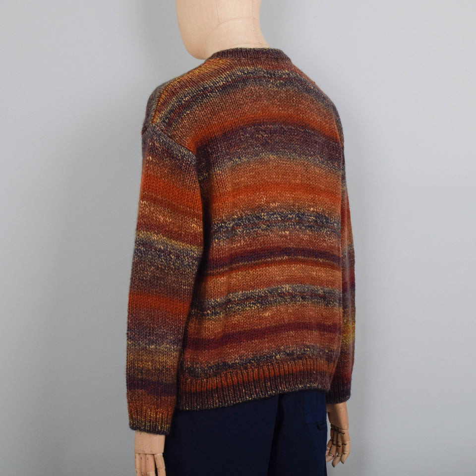 YMC Undertones Boxy Crew Knit - Brown