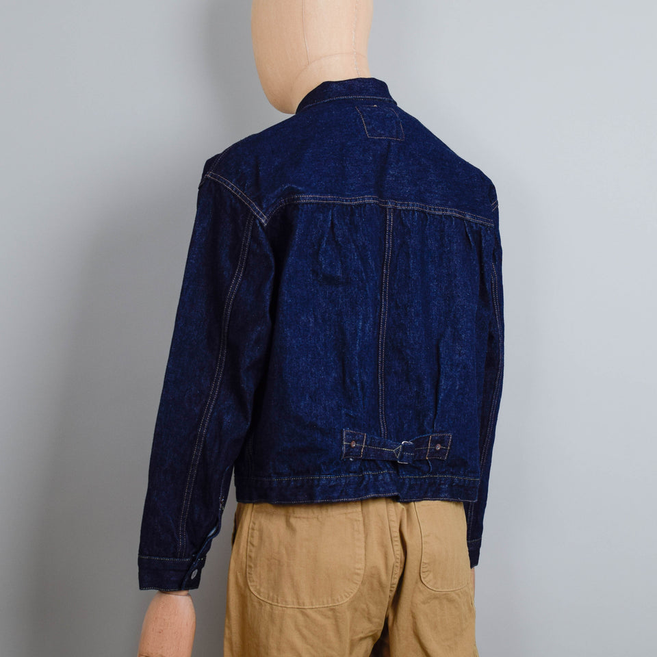 OrSlow Type 1 Pleated Front 40's Denim Jacket - One Wash