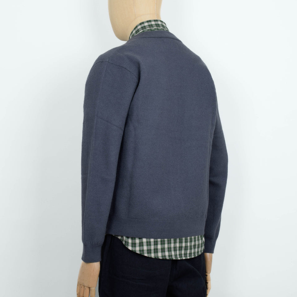 NN. 07 Jasper Crew Cardigan - Charcoal Mist
