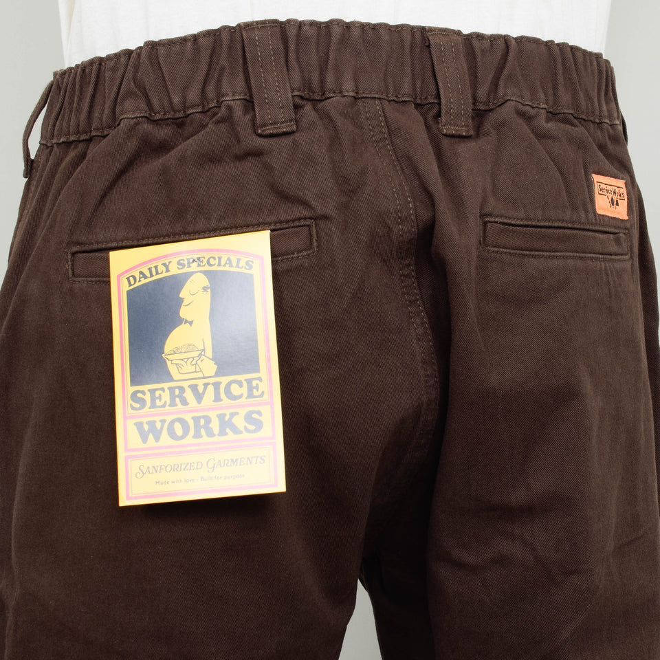 Service Works Twill Waiters Pants - Brown