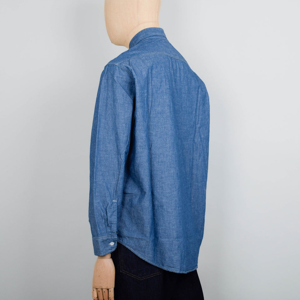 Orslow Chambray Work Shirt - Chambray