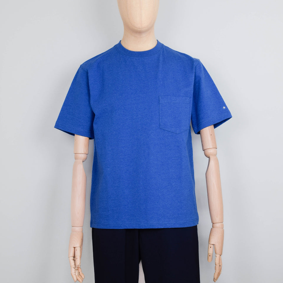 Snow Peak Recycled Cotton Heavy T Shirt - Blue