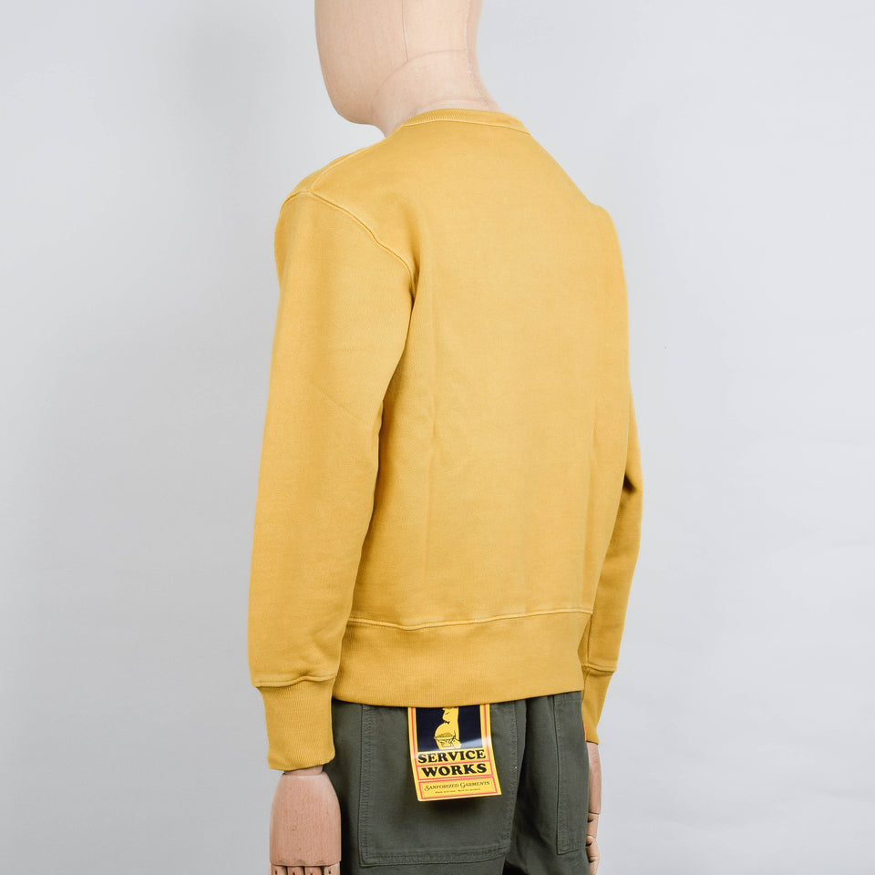 Power Goods Loopback Crewneck - Sunflower