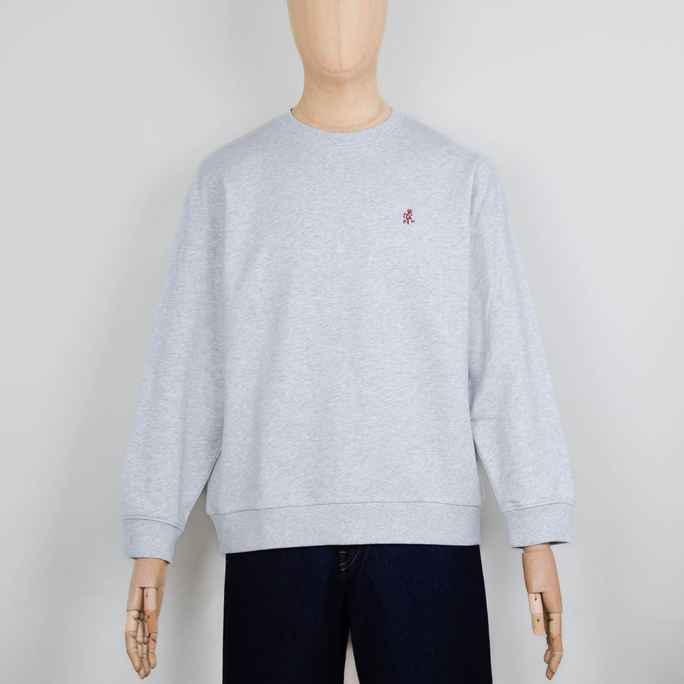 Gramicci One Point Crew Sweatshirt - Heather Ash