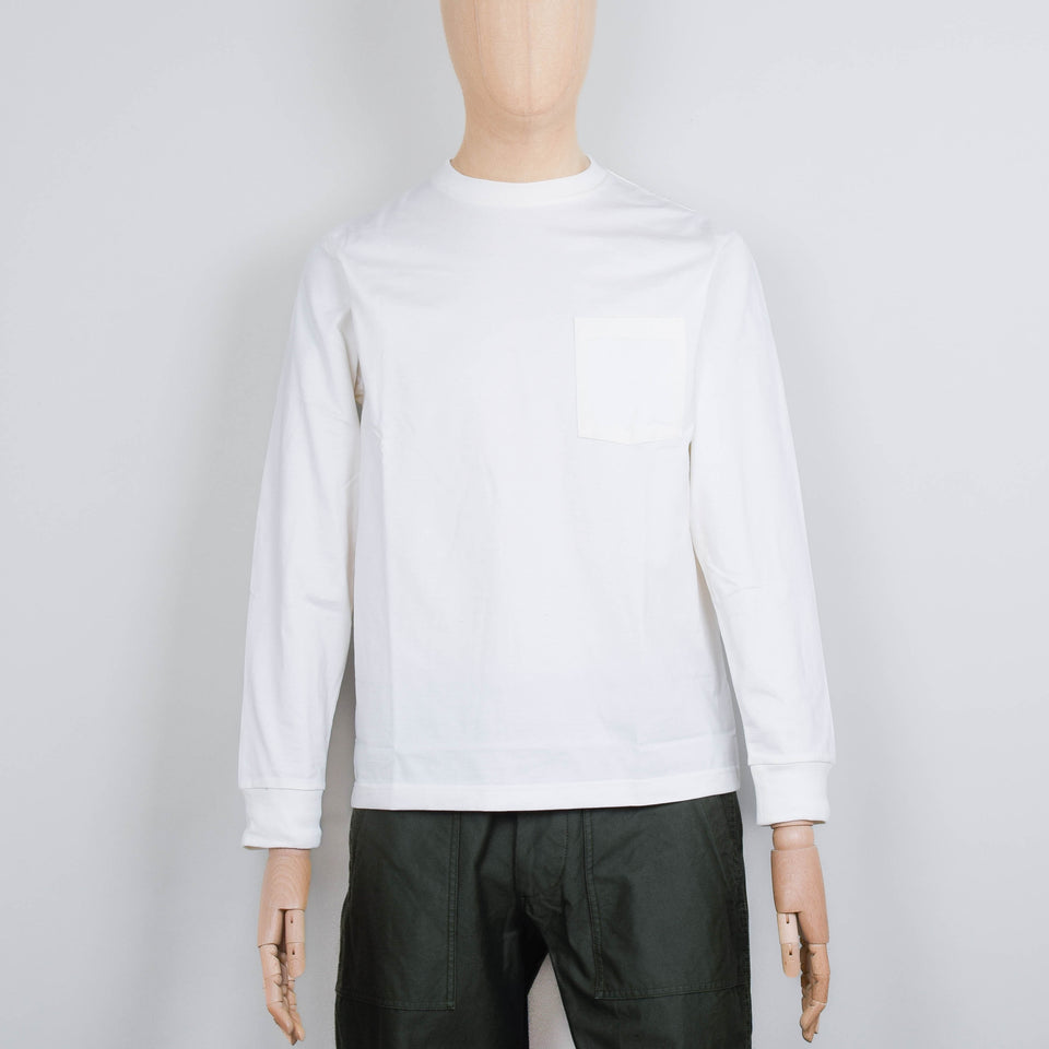 Beams Plus Pocket Tee 40/2 - White