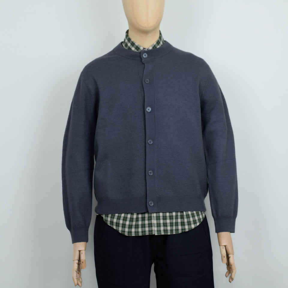 NN. 07 Jasper Crew Cardigan - Charcoal Mist