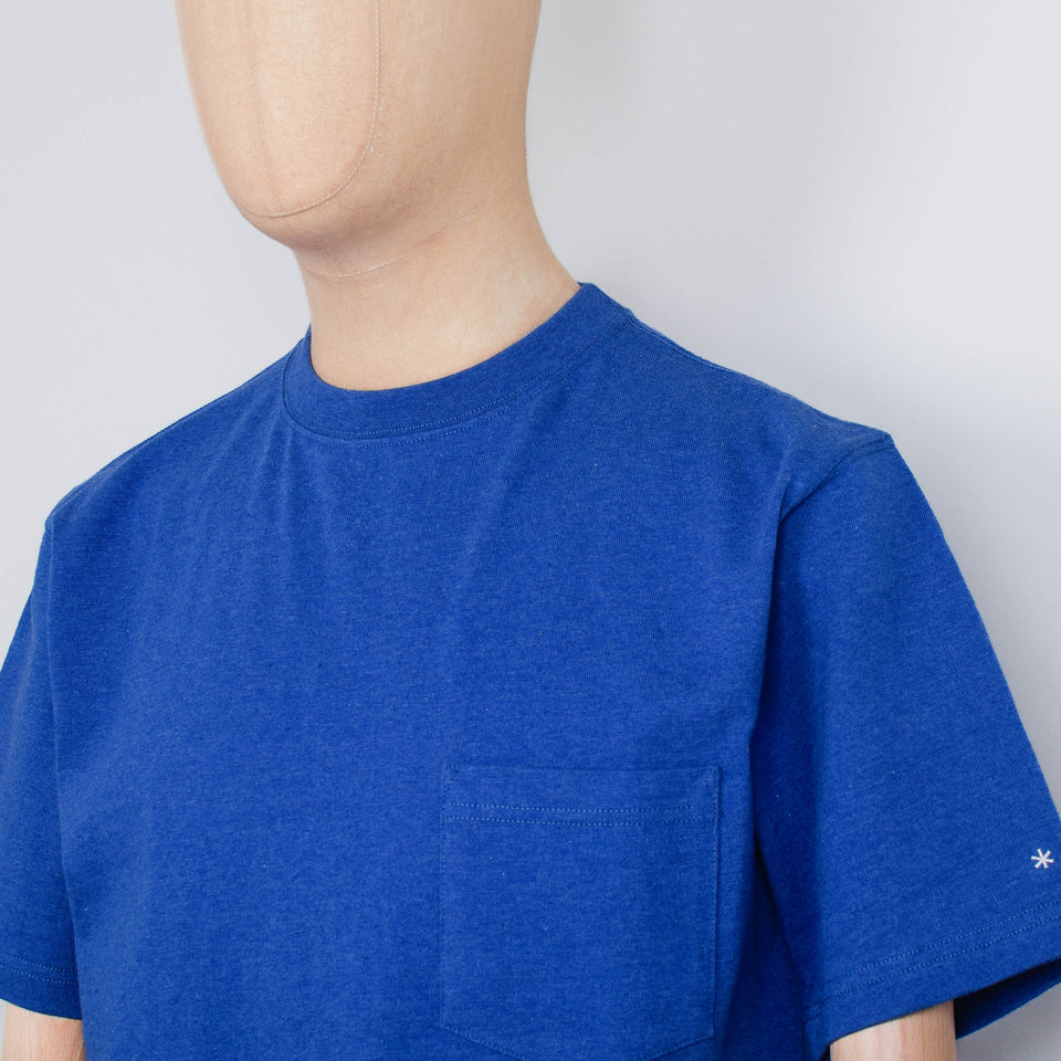 Snow Peak Recycled Cotton Heavy T Shirt - Blue