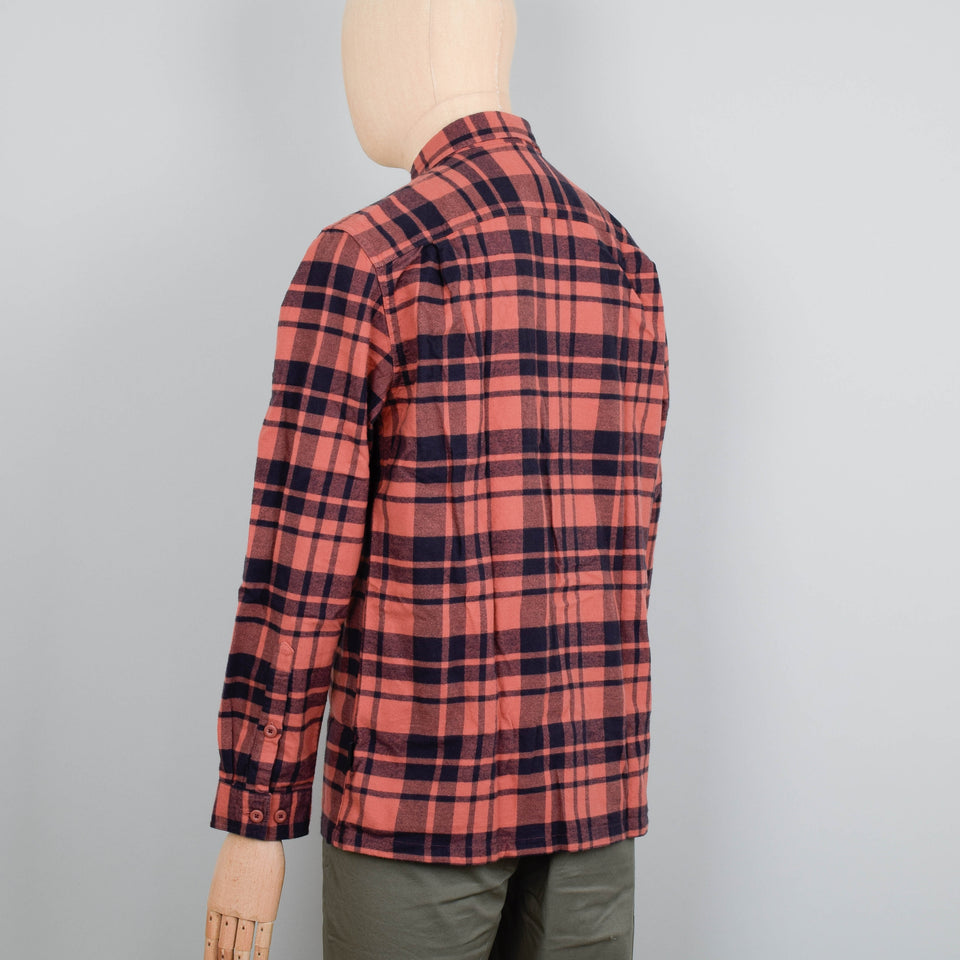 Patagonia Fjord Flannel Shirt - Ice Caps / Burl Red