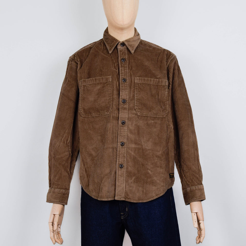Filson 6-Wale Corduroy Shirt - Brown