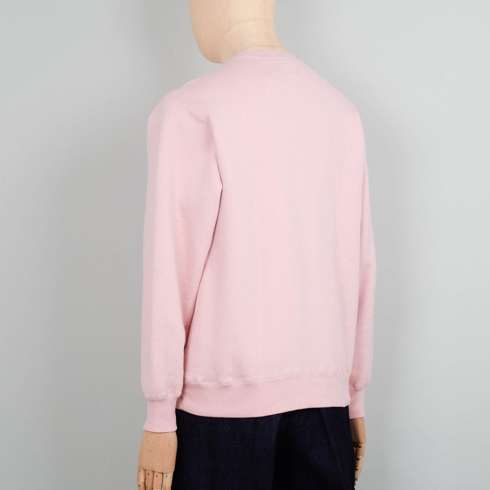 Beams Plus Sweat Crew Raised Back - Pink