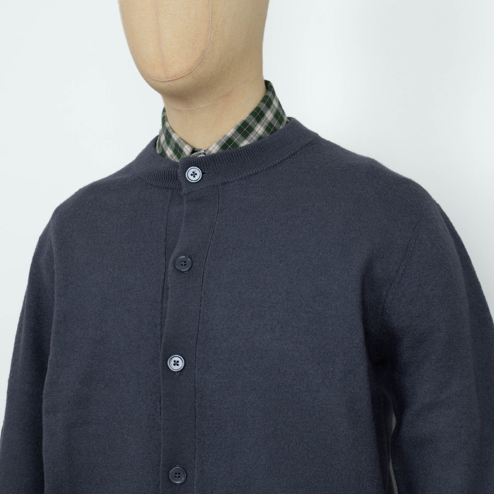 NN. 07 Jasper Crew Cardigan - Charcoal Mist