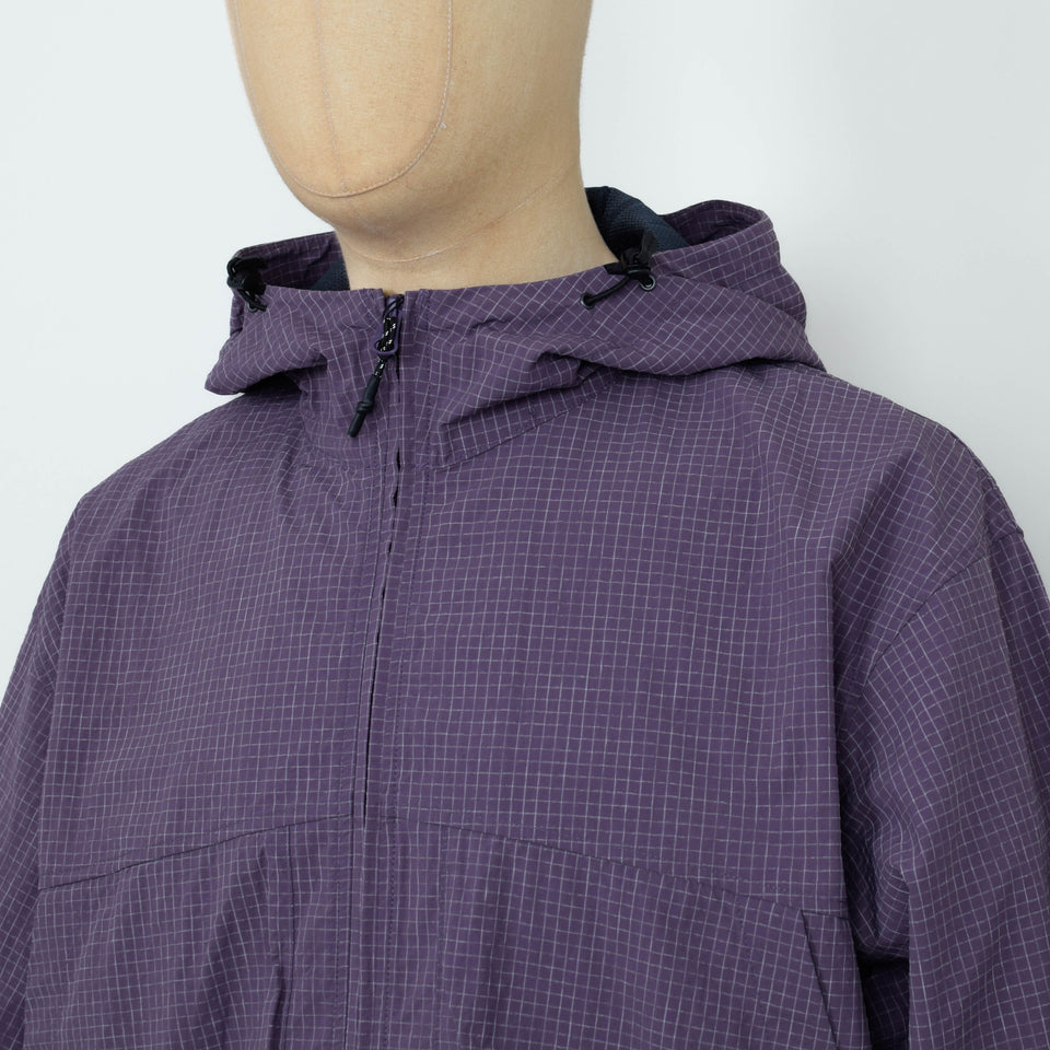 Snow Peak Kasuri Ripstop Jacket - Dark Purple
