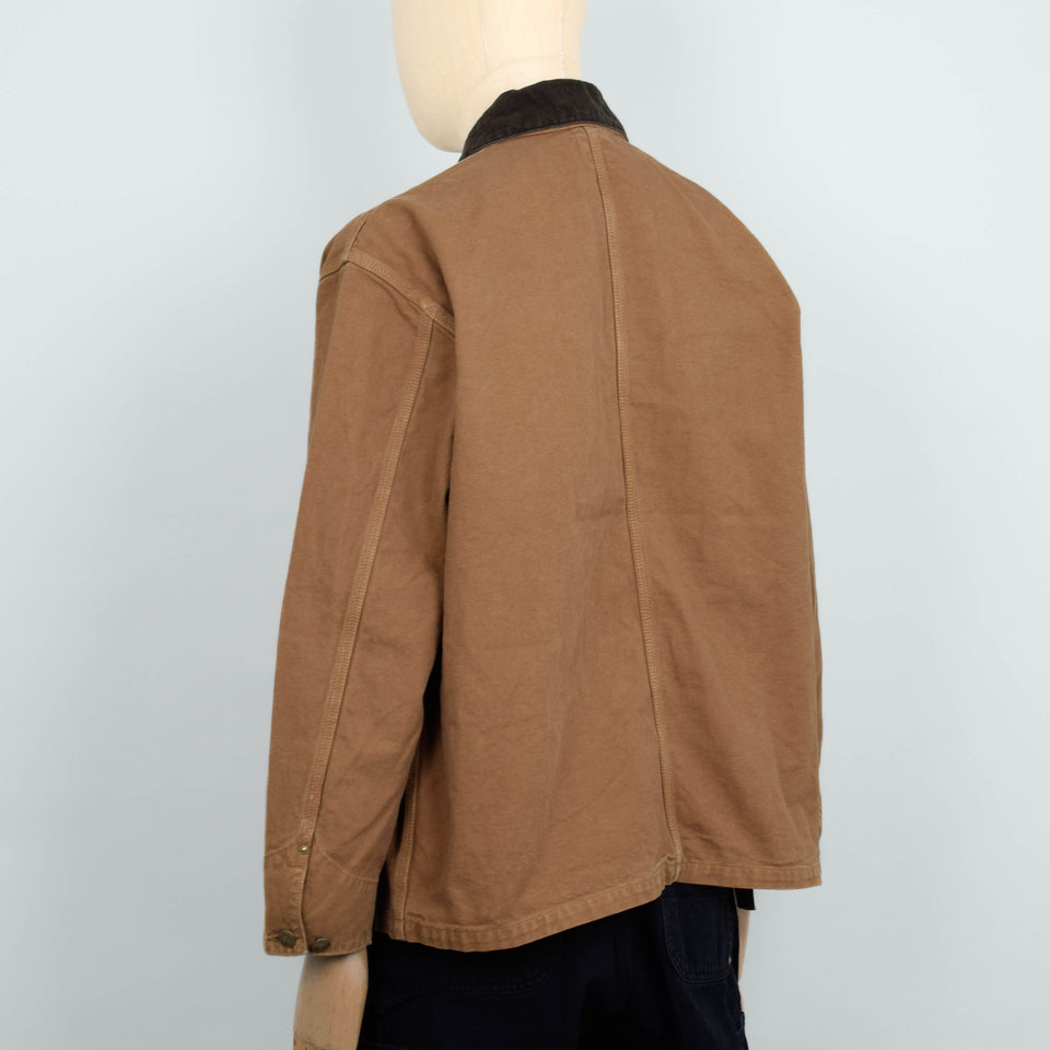 Orslow Relaxed Fit Oxford Coverall - Brown