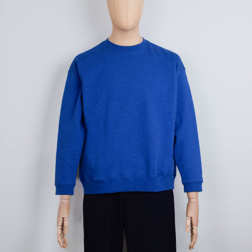 Snow Peak Recycled Cotton Sweat Crewneck - Blue