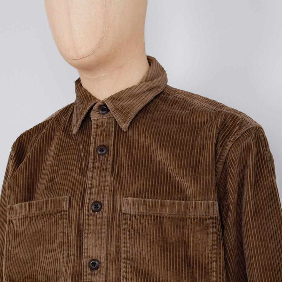 Filson 6-Wale Corduroy Shirt - Brown