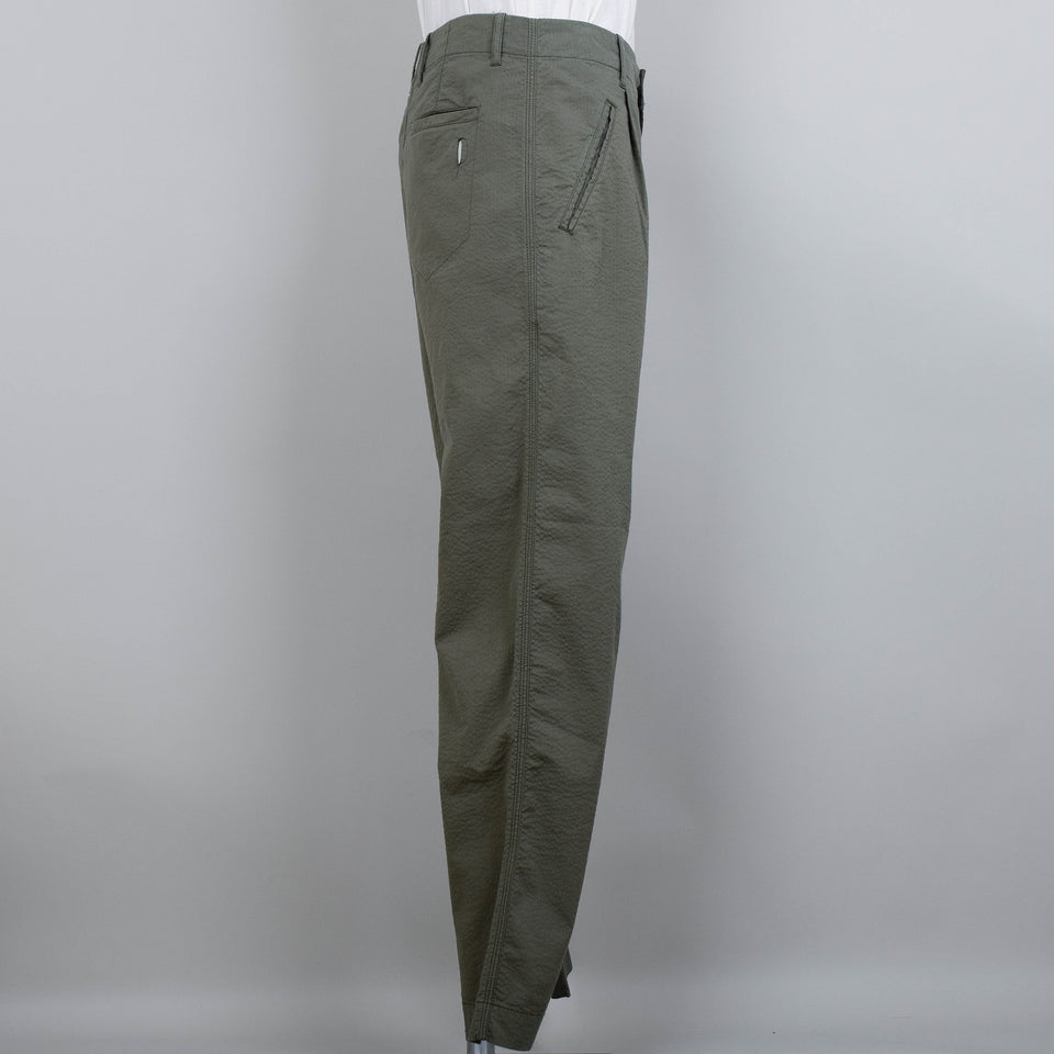 Folk Drawcord Assembly Relax Taper Pant - Olive Green
