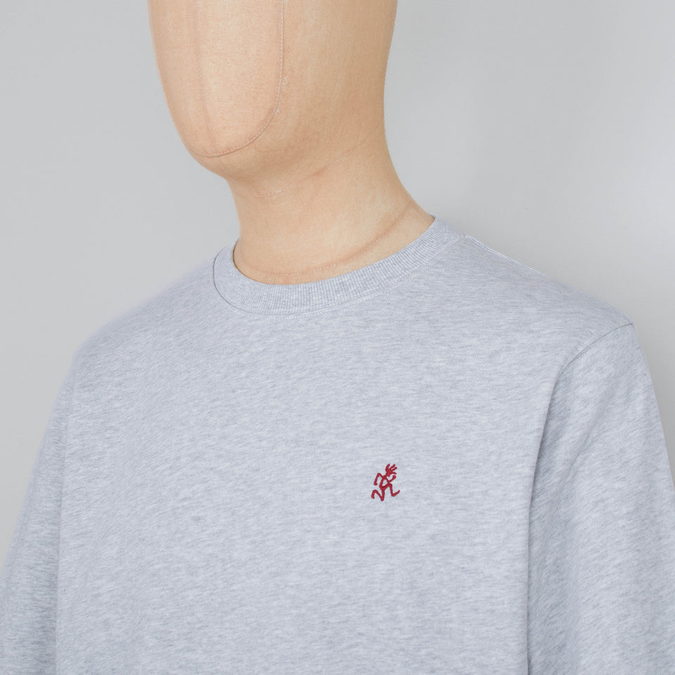 Gramicci One Point Crew Sweatshirt - Heather Ash