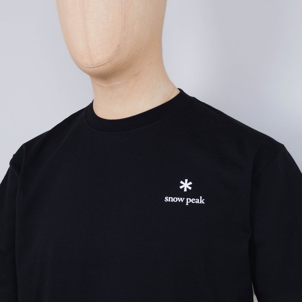 Snow Peak Standard Logo T-Shirt - Black