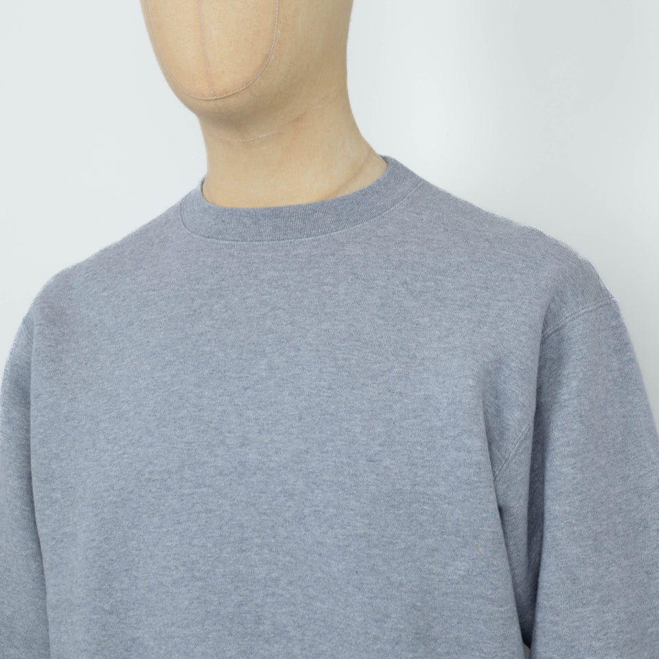 Beams Plus Sweat Crew Raised Back - Grey