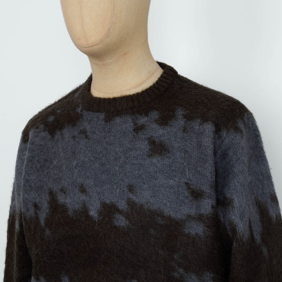 Gramicci Mohair Sweater - Slate Splatter