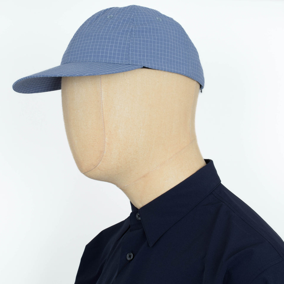 Snow Peak Kasuri Ripstop Cap - Light Blue