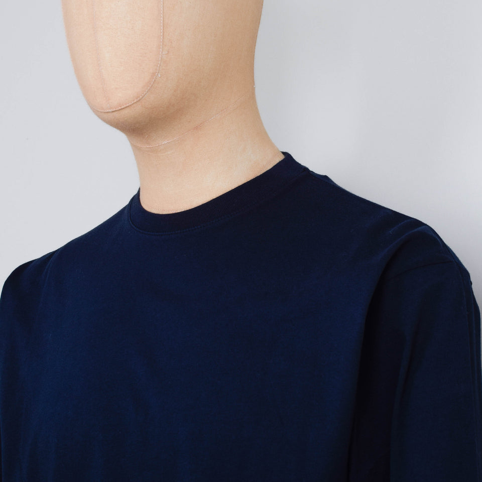 Colorful Standard Oversized Organic LS T-Shirt - Navy Blue