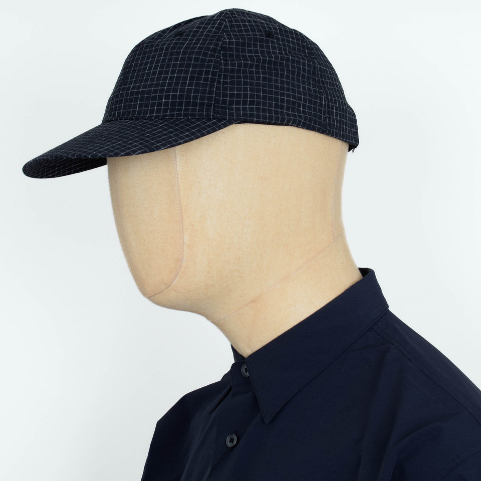 Snow Peak Kasuri Ripstop Cap - Black