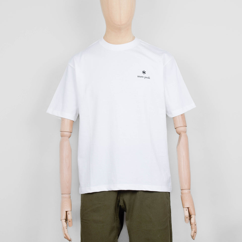 Snow Peak Standard Logo T-Shirt - Off White