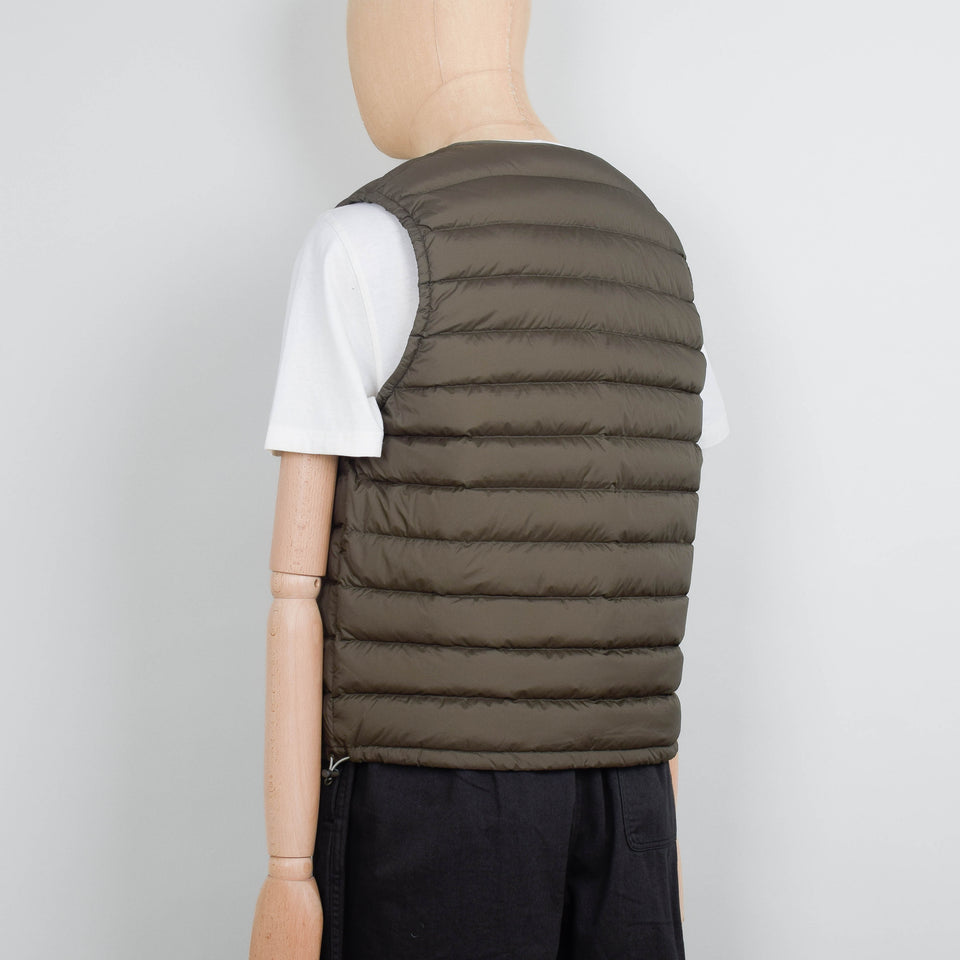 Danton Inner Down Crewneck Vest - Olive