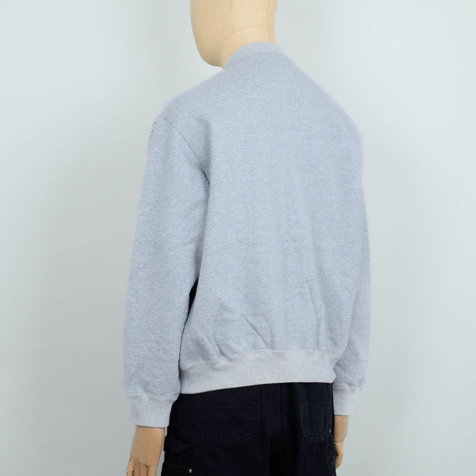 Orslow Dense-Knit Zip-Up Sweatshirt - Heather Grey