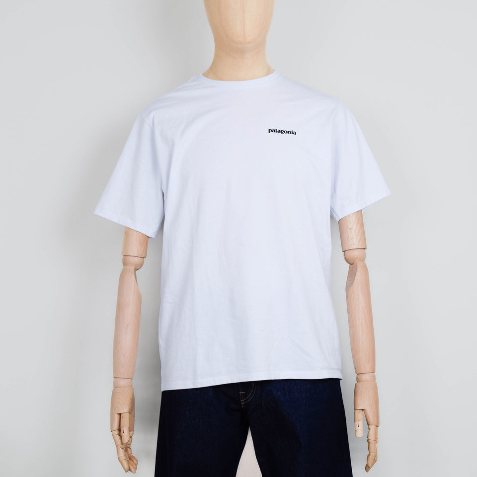 Patagonia P-6 Logo Responsibili Tee - White