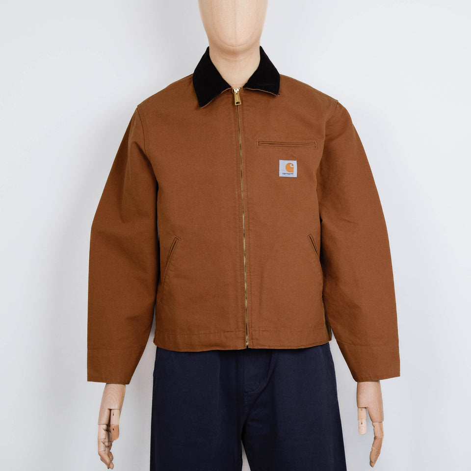 Carhartt WIP Detroit Jacket - Hamilton Brown/ Tobacco Rinsed