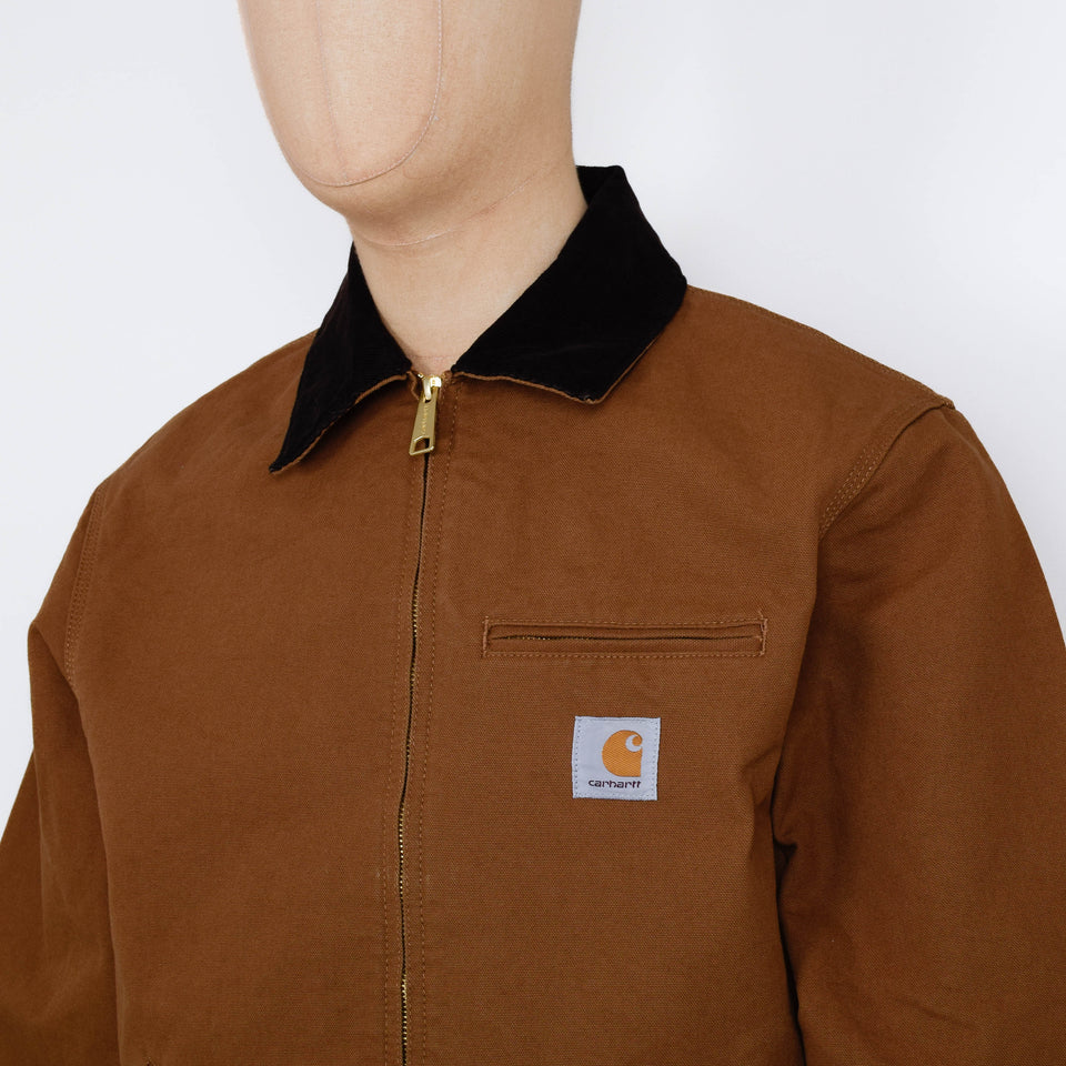 Carhartt WIP Detroit Jacket - Hamilton Brown/ Tobacco Rinsed