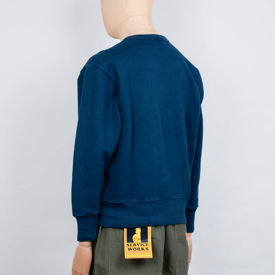 Power Goods Loopback Crewneck - Harbour
