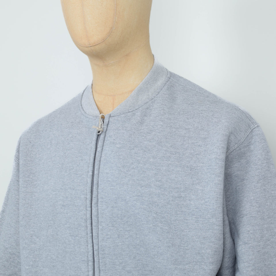 Orslow Dense-Knit Zip-Up Sweatshirt - Heather Grey