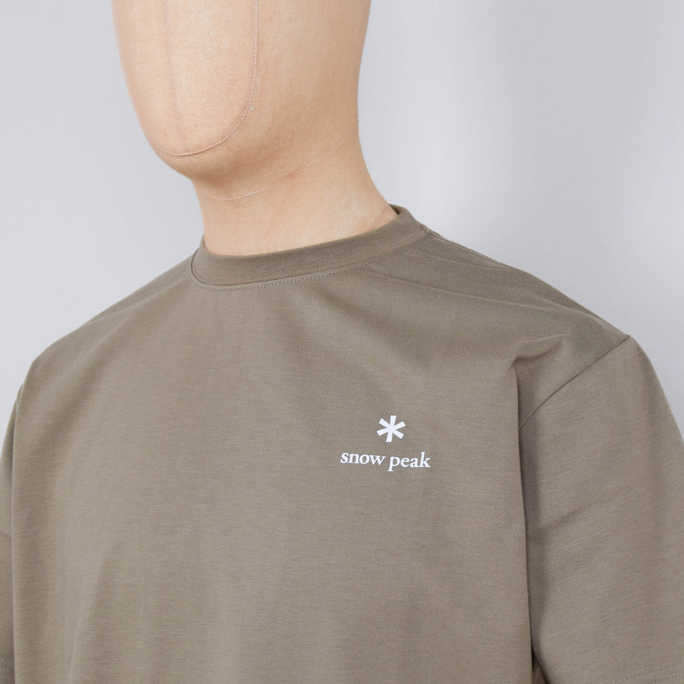 Snow Peak Standard Logo T-Shirt - Khaki