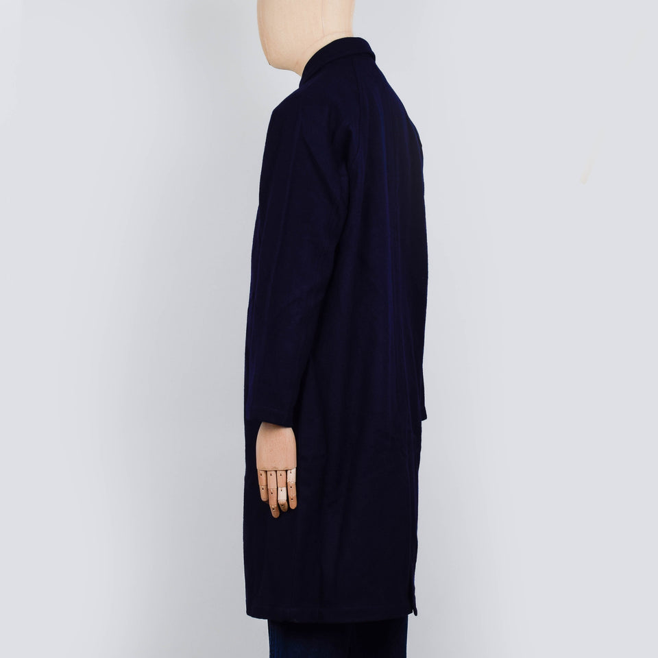 Universal Works Mac Coat Mowbray - Navy